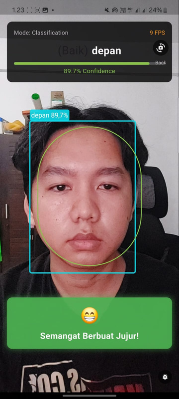 CERDAS detecting front-facing — honest